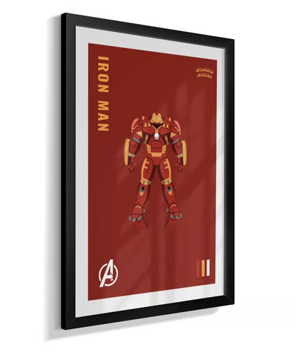 Quadro Homem de ferro - Hulkbuster Red